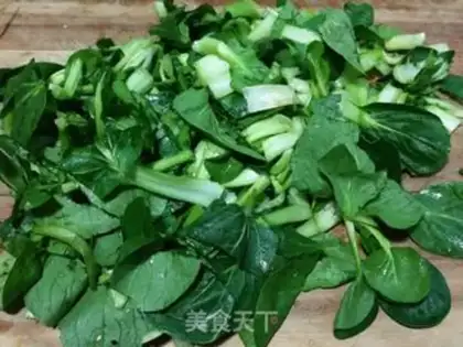Make Mushrooms and greens step 2