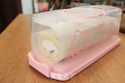 Make Tiger-skinned cream cake rolls step 18