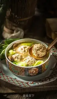 Make Soup with green vegetables step 1