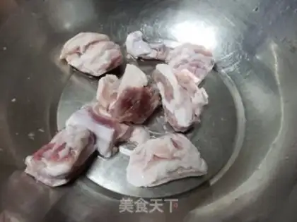 Make A radish lamb chop step 0
