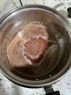 Make Triple strawberry mousse cake step 1