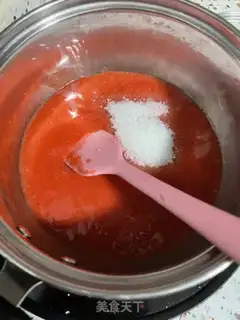 Make Triple strawberry mousse cake step 12
