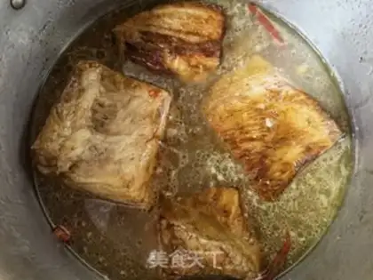 Make A loaf with plum and meat step 10