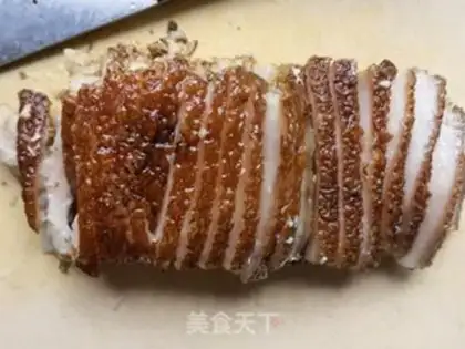 Make A loaf with plum and meat step 18