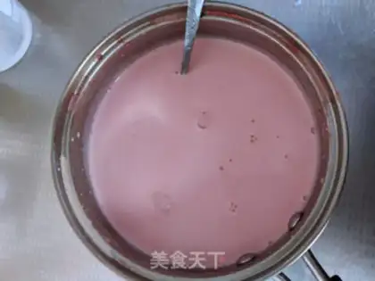 Make Pink strawberry yogurt step 5