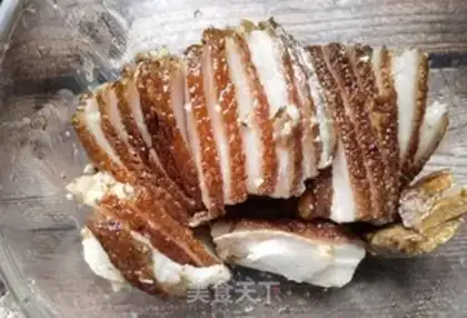 Make A loaf with plum and meat step 19