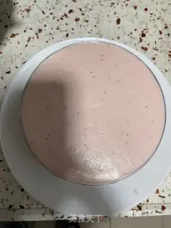 Make Triple strawberry mousse cake step 22