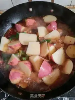 Make Red-skinned potatoes burn ribs step 9