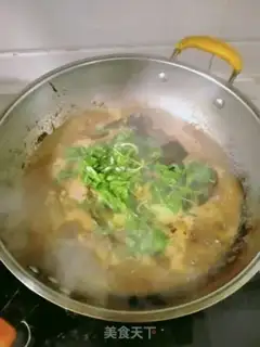 Make Cooked chicken wings and potatoes step 8