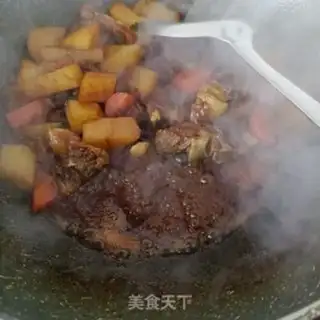 Make Potato-burning cow step 10