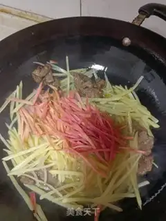 Make Beef and yellow silk step 3