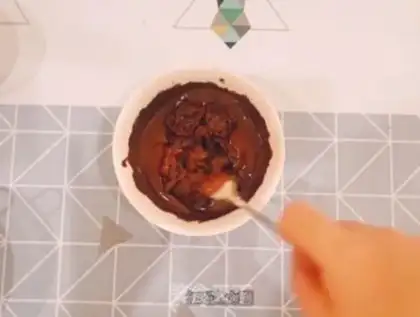 Make iceberg lava step 8