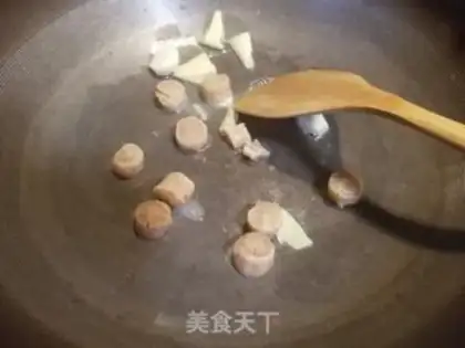 Make The sea cucumber abalone is burning dead bamboo step 7