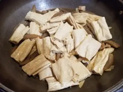 Make The sea cucumber abalone is burning dead bamboo step 11