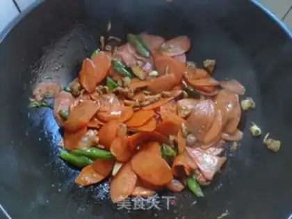 Make Meat carrots step 12