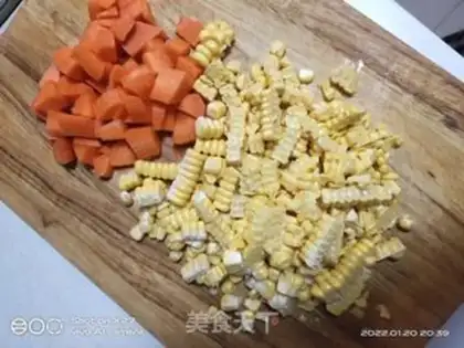 Make Corn rice paste step 0