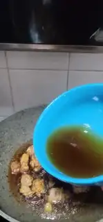 Make Potato mushrooms burn ribs step 4