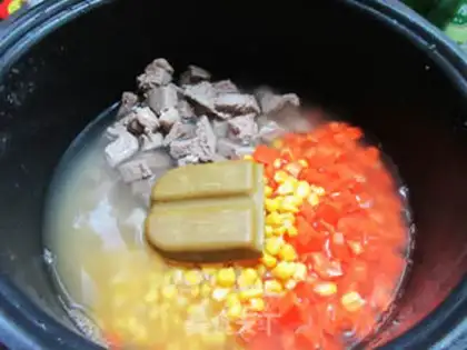 Make Curry beef rice step 6