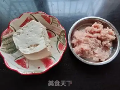 Make Cream tofu meatballs step 0
