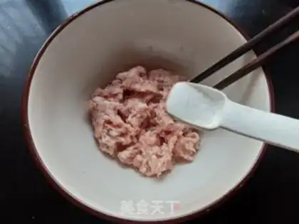 Make Cream tofu meatballs step 1
