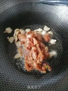 Make Celery fried meat step 3