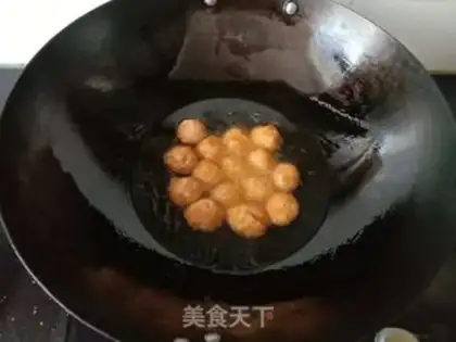 Make Cream tofu meatballs step 9