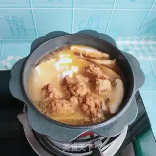 Make Tofu pills soup step 7