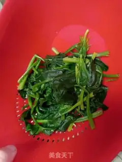 Make Soy sauce, spinach step 2