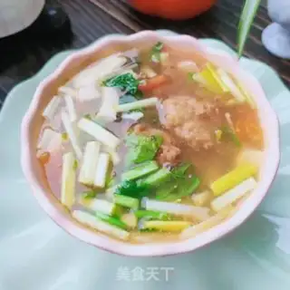 Make Tofu pills soup step 12