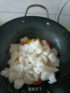 Make Tomato eggs and sausage powder step 4