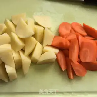 Make Potato carrots for oxen step 5