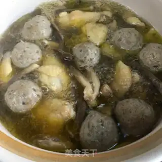 Make Meatball mushroom chicken soup step 8