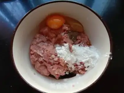 Make Tofu rice balls step 2
