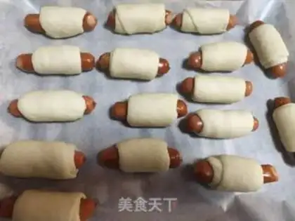 Make Ham sausage bread step 7