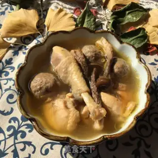 Make Meatball mushroom chicken soup step 10