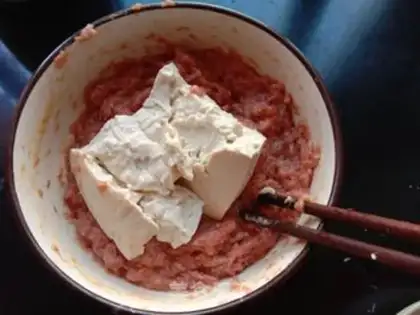 Make Tofu rice balls step 5