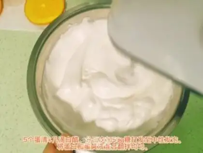 Make Orange cake roll step 3
