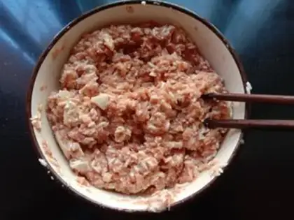 Make Tofu rice balls step 7