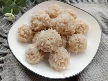 Make Tofu rice balls step 10