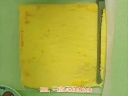Make Orange cake roll step 8