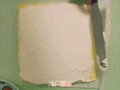 Make Orange cake roll step 9