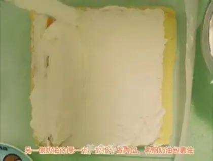 Make Orange cake roll step 10