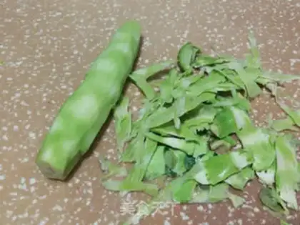 Make Five flowers and broccoli step 1
