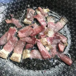 Make Ham and garlic step 5