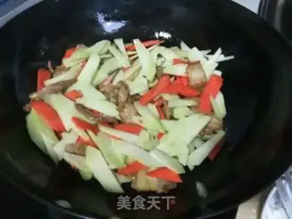 Make Five flowers and broccoli step 4