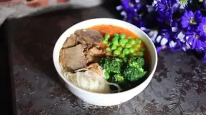 Make Beef pea noodles step 9