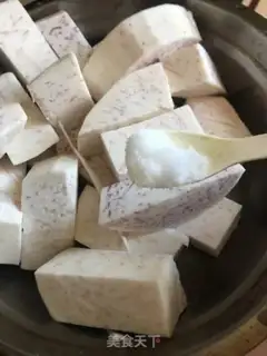 Make Cannonball taro steam step 1