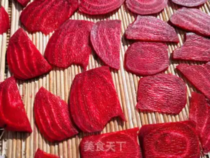 Make Homemade beet root powder step 3