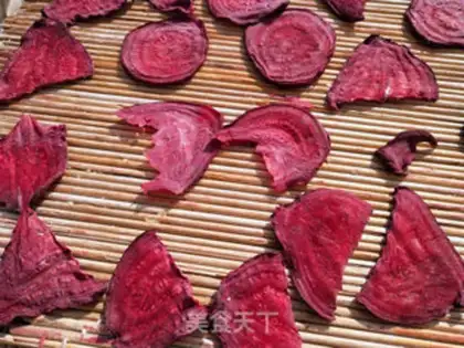 Make Homemade beet root powder step 4