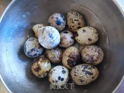 Make Tiger-skind quail eggs step 1